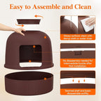 Lifewit Cat Litter Box, Hidden Enclosure Litter Tray - Image 5