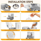 Automatic Gravity Cat Dog Feeder and Water Dispenser - Image 6