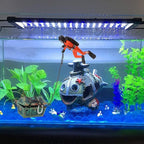 Live-Action Aquarium Ornament Creative Undersea Treasure Chest Diver Air - Image 5