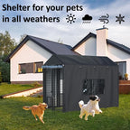 Outdoor Dog Kennel Cover - Image 5
