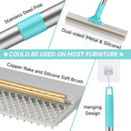 Carpet Rake for Pet Hair Removal Tool, Reusable Pet Hair Remover Broom - Image 9