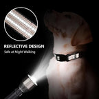 Martingale Dog Collar, Adjustable Nylon Reflective Collar - Image 3
