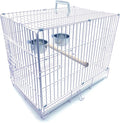 Collapsable Bird, Rabbit and Cat Carrier Travel Vet Carrier Cage by Mcage