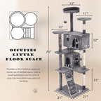 Heavy Duty Cat Tree Tower, Cat Condo, Hanging Ball - Image 6