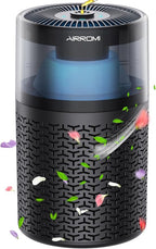 AIRROMI Pet Air Purifier for Home & Bedroom, HEPA Activated Carbon Filter by AIRROMI