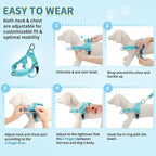 SlowTon No Pull Small Dog Harness and Leash Set, Puppy Soft Vest Harness Neck & - Image 9