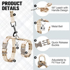 BEAUTYZOO Cat Harness and Leash Set Escape Proof - Image 2