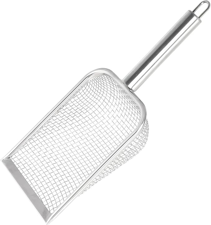 SUMERSHA Cat Litter Scoop Stainless Steel Mesh Scooper by SUMERSHA