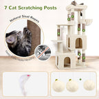 Globlazer Cat Tower for Indoor Cats, Heavy Duty Cat Trees for Large Cats Adult - Image 5