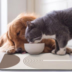 Dog Food Mats for Floors Waterproof, Cat Water Bowl Mats Pet Feeding Absorbent - Image 7