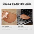 DownyPaws Cat Food Mats for Floors Waterproof, BPA Free Silicone Pet Feeding Mat - Image 9