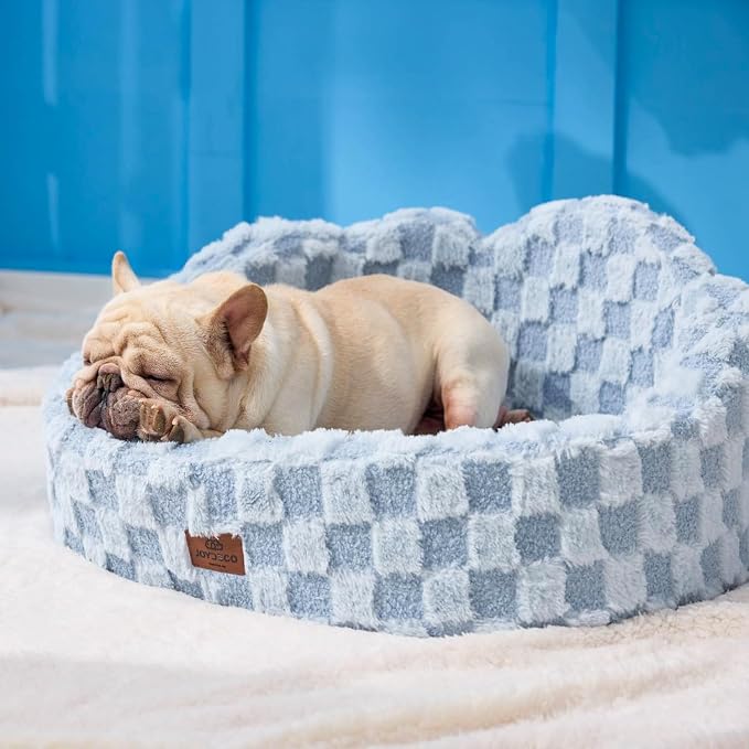 Joydeco Cloud Dog Bed for Small Dogs & Cats, Washable Pet Bed - Image 6