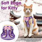 Cat Vest Harness and Leash Set for Walking Escape Proof, Adjustable Kitten - Image 7