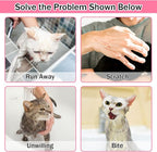 JULMELON Cat Washing Bag 10 PCS Set, Adjustable Cat Shower Net Bag and Pet - Image 5
