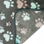 Luciphia 1 Pack 3 Blankets Fluffy Premium Fleece Pet Blanket Flannel Paw - Image 7