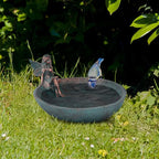 JUNIQUTE Vintage Angels Statue Bird Feeder, Fairy Garden Bird Bath - Image 4