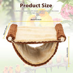 BWOGUE Winter Warm Bird Nest Bed Hanging Hammock Snuggle Hut Parrot House Tent - Image 2