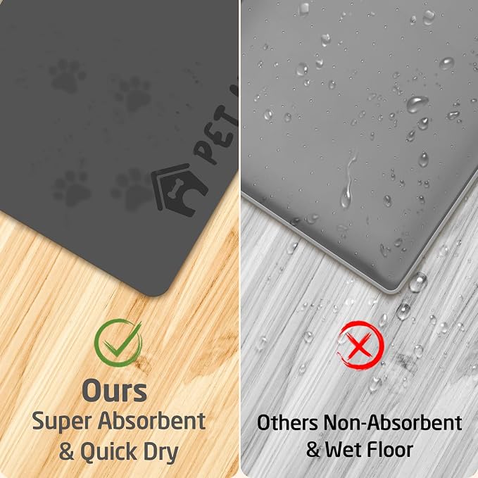 Pet Feeding Mats-Absorbent Dog Mat - Image 3