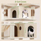 Globlazer Cat Trees and Towers for Multiple Adult Cats, 82-inch XXL Tall Cat - Image 4