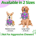 Dog Toys Soccer Ball with Nylon Strap, Puppy Birthday Gifts, Dog Outdoor Toys - Image 2