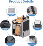 Extra Large Pet Carrier Backpack Cats Under 30 Lbs, - Image 4
