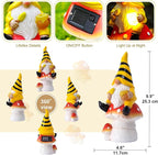 Solar Gnome on Mushroom Decor for Yard Decorations - Image 2