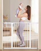 keny 36" Extra Tall Baby Gate for Stairs, 29.7-51.5" Adjustable Width Auto by keny