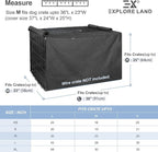Explore Land Dog Crate Cover for 36 Inches Wire Cage, Heavy-Duty Lattice Pet - Image 3