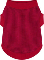 Cozy and Functional Dog Shirts for Small Puppies: Stretchable Wine Red Attire by Paiaite