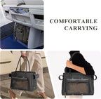 Fashion Pet Carrier Purse for Small Cat and Dog, Luxury Pu Soft-Sided Tote Bag - Image 6