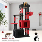 Globlazer Gothic Cat Tower for Indoor Cats, Heavy Duty Goth Cat Trees for Large - Image 7