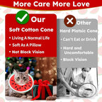 Cat Cone Collar Soft, Waterproof Cat Recovery Collar - Image 5