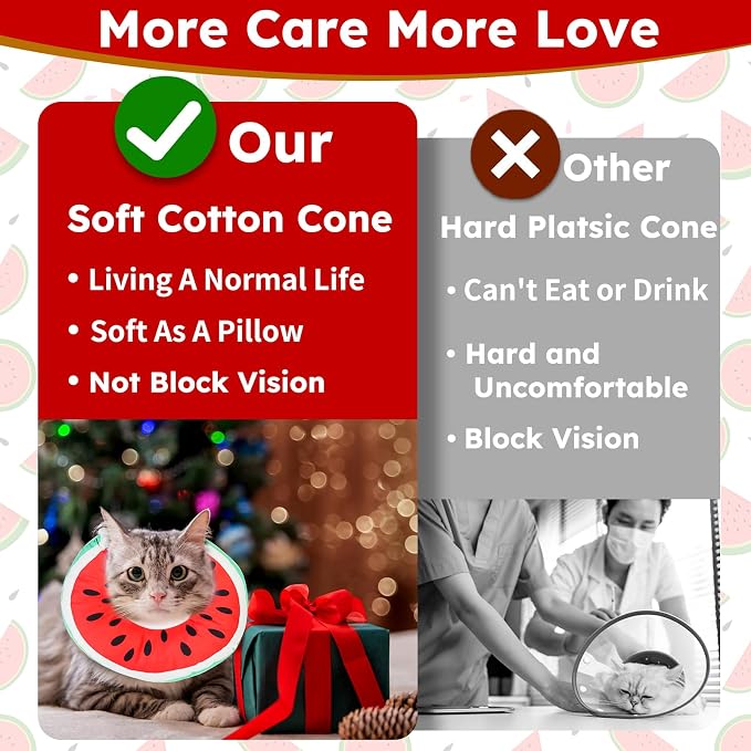 Cat Cone Collar Soft, Waterproof Cat Recovery Collar - Image 5
