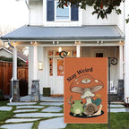 Stay Weird Garden Flag, Funny Frog Mushrooms Summer Yard Flag - Image 5