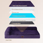EHEYCIGA Memory Foam Dog Bed Large Size Dogs, Orthopedic Dog Bed Large - Image 5