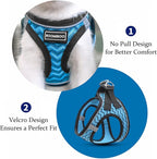 Dog Harness with Leash Set, No Pull Adjustable Reflective Step-in Puppy Pet - Image 3