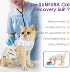 SUNFURA Cat Recovery Suit, Kitten Surgical Full Bodysuit - Image 6