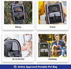 Lekebobor Extra Large Cat Backpack Carrier Expandable Pet Carrier Backpack - Image 5