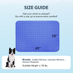 MICROCOSMOS Summer Cooling Mat & Sleeping Pad- Water Absorption Top, Easy Carry - Image 7