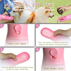Dog Water Bottle Portable, 19Oz Large Capacity Dog Water Dispenser, Food Grade - Image 4