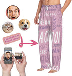 Custom Pajamas Pants Plaid Personalized Funny PJ Pant Design - Image 4