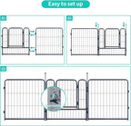 Dog Playpen, Portable Outdoor Dog Fence, Dog Playpen - Image 4