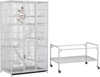 Yaheetech 69-Inch Extra Large Wrought Animal Cage Metal 3 Levels Small Animal - Image 8