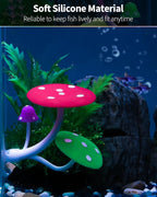 Uniclife Betta Mushroom Hammock Soft Aquarium Rest Bed Fish Breeding Playing Pad - Image 5