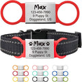 Custom Slide On Pet Tag ID, Fancy Silent Dogs & Cats Personalized No Jingle by Pawnimals