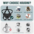Houdini™ Escape Proof Cat Harness and Leash Set by OutdoorBengal – Red - Image 3