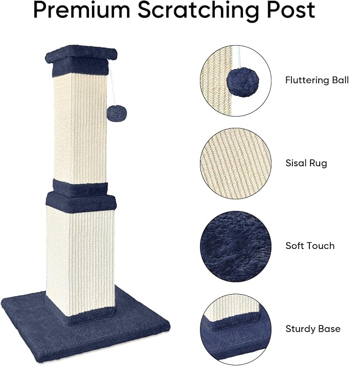 AGYM 32 Inch Cat Scratching Post - Image 2