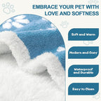 Waterproof Blanket for Dog Puppy Cat, Cute 3D Textured Flower Dog Blanket for - Image 3