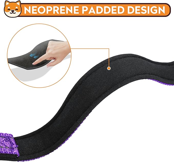Reflective Dog Collar, Adjustable Soft Neoprene Padded Nylon Pet Collars - Image 4