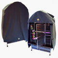 Cozzzy Covers Model 2424 DT Universal Cage Cover 40" L Poly-Cotton Black by BonkaBirdToys